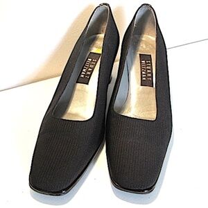 Stuart Weitzman Black Ballerina Pumps, Size 8.5C